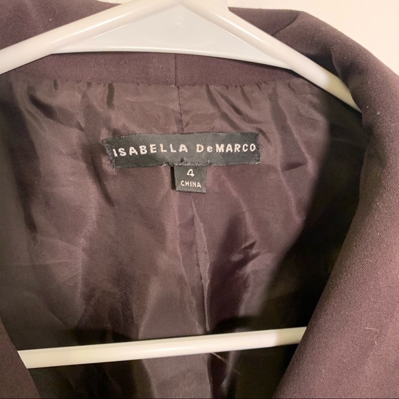 Isabella DeMarco Double Breasted Blazer Brown - Picture 6 of 7